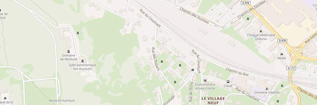 Plan du 8 Rue des Rosiers à Lons-le-Saunier