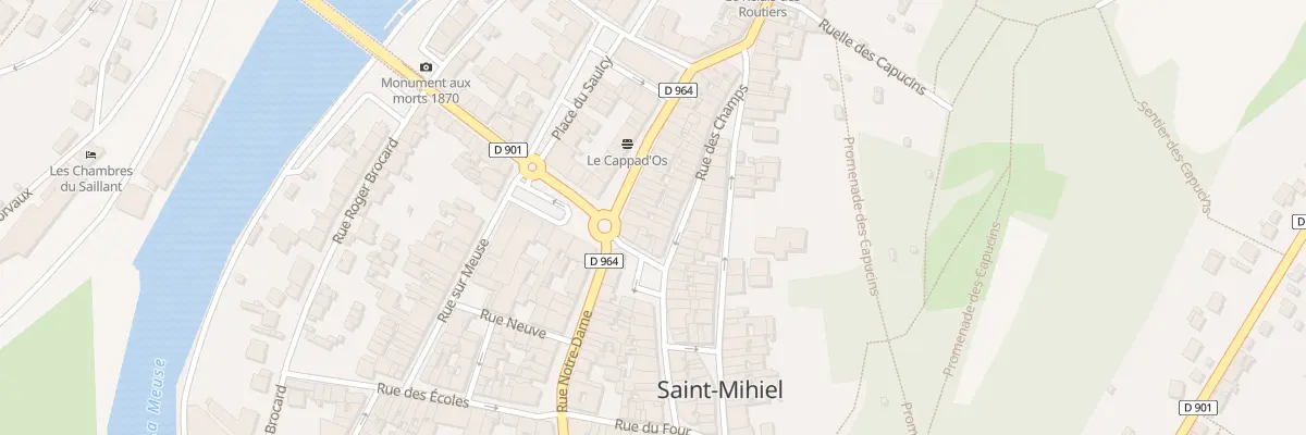 Plan du 5 Rue des Champs à Saint-Mihiel