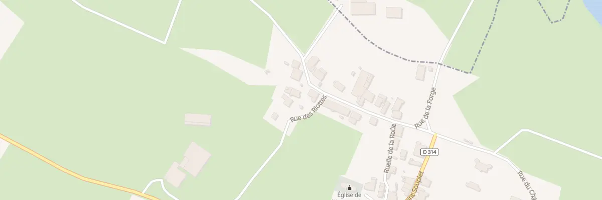 Plan du 4 Rue des Riottes à Mutigney