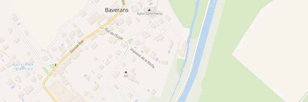 Plan du 6 Pl des Marronniers à Baverans