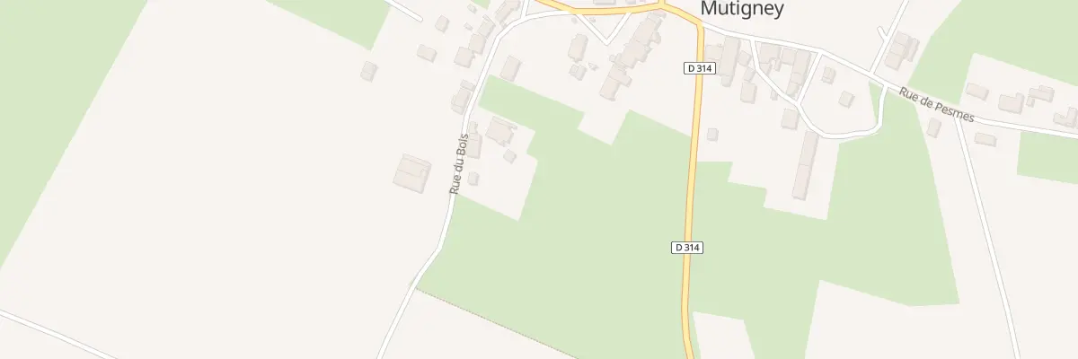 Plan du 7 Rue du Bois à Mutigney