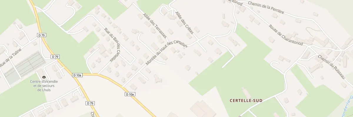 Plan du 39 Imp du Vercors à Lhuis