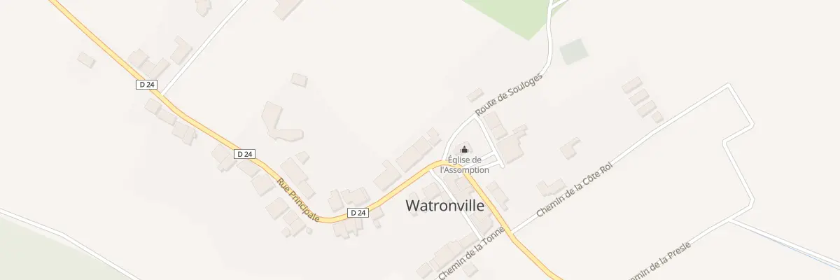 Plan du 17 Rue Principale à Watronville