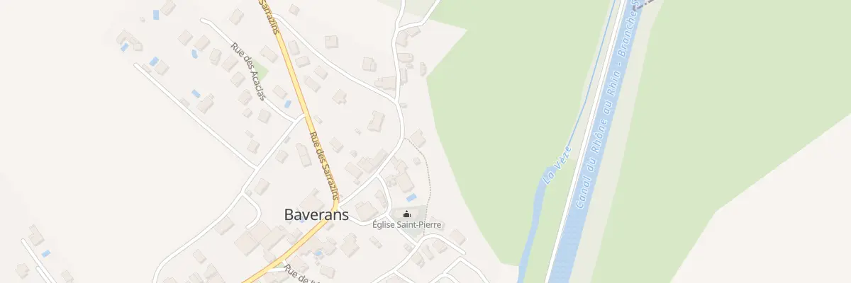 Plan du 2 Che des Iles à Baverans