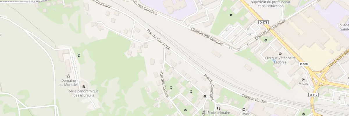 Plan du 22 Rue du Couchant à Lons-le-Saunier