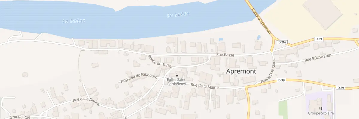 Plan du 25 Rue Basse à Apremont