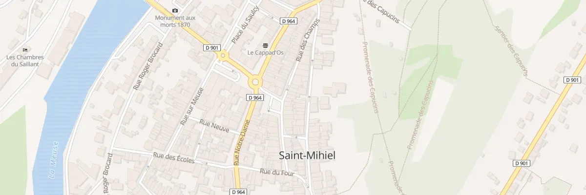 Plan du 2 Rue des Champs à Saint-Mihiel