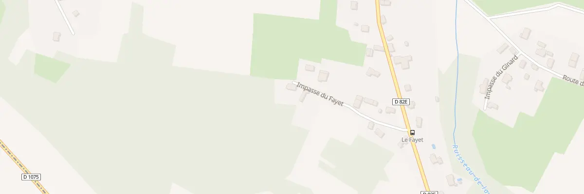 Plan du 193 Imp du Fayet à Corbelin