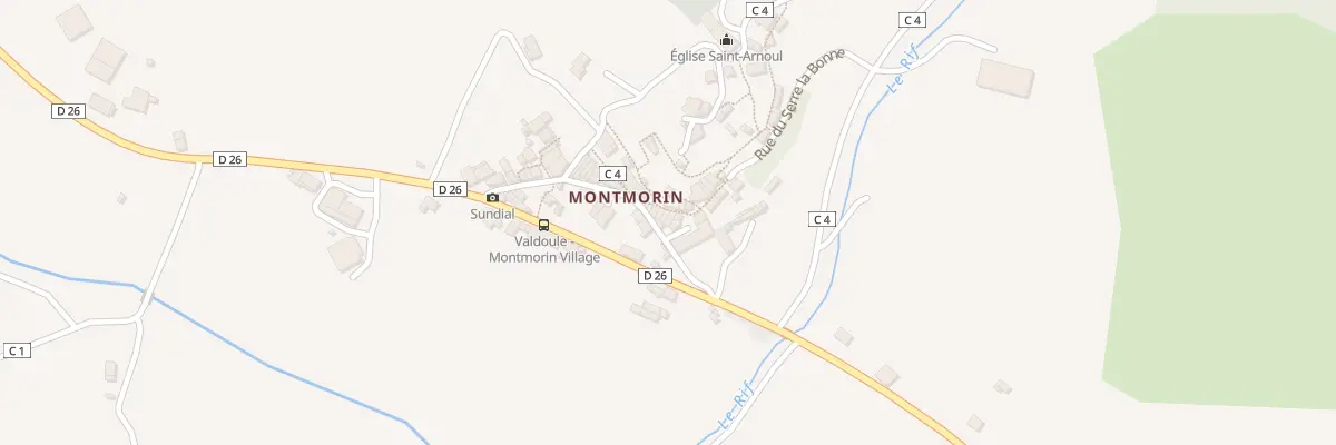 Plan du 5125 Le Village de Montmorin à Valdoule
