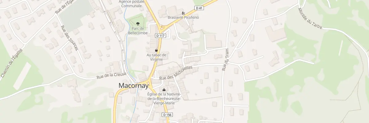 Plan du 97 Rue des Micholettes à Macornay