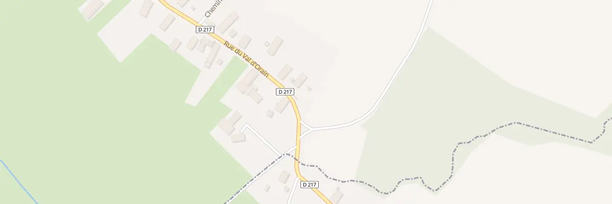 Plan du 21 Rue du Val d’Orain à Séligney