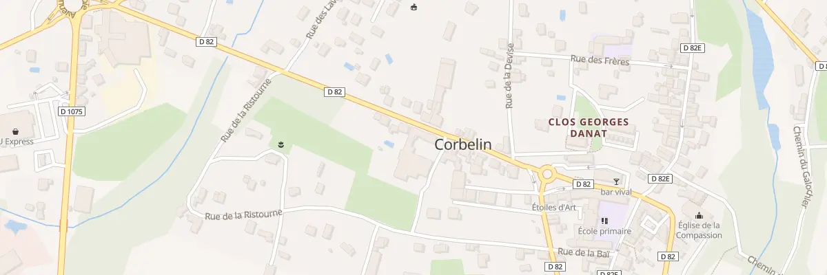 Plan du 26 Rue du Mûrier à Corbelin