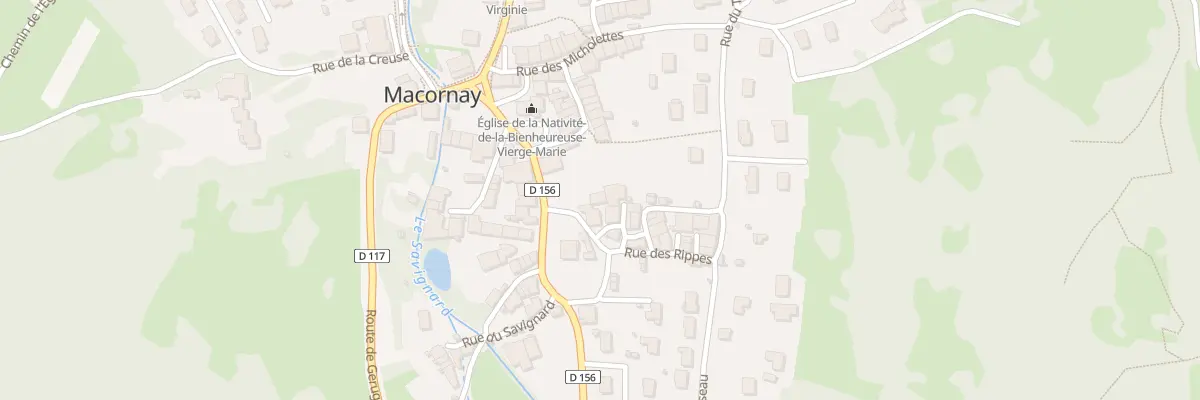 Plan du 57 Rue des Glycines à Macornay