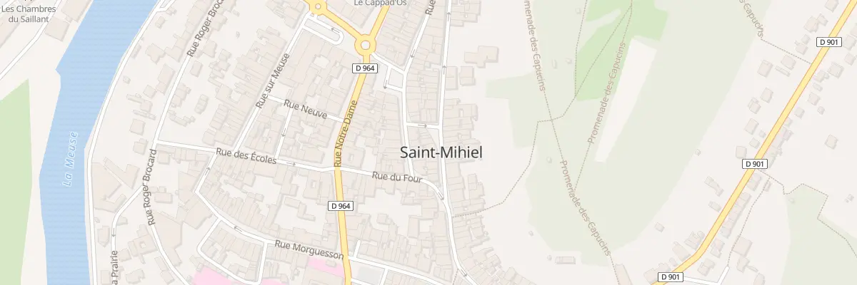 Plan du 13 Rue Haute des Fosses à Saint-Mihiel