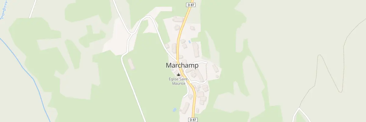 Plan du 40 Rue Principale - Marchamp à Marchamp