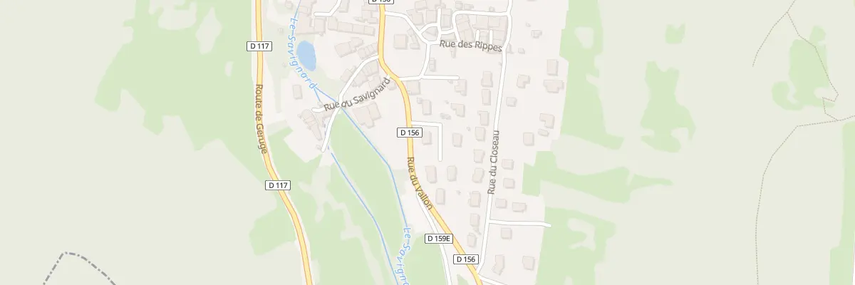 Plan du 50 Rue du Vallon à Macornay