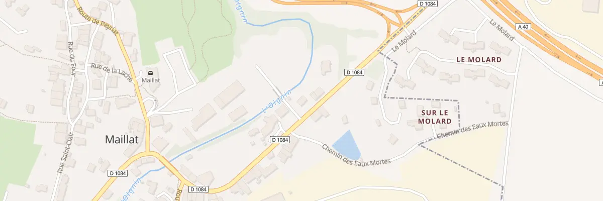 Plan du 275 Rue du Clou à Maillat