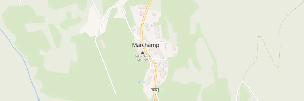 Plan du 5 Rue du Grand Bret à Marchamp