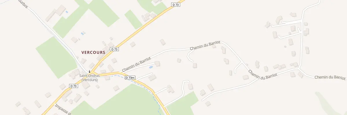 Plan du 132 Chem du Barriot à Saint-Ondras