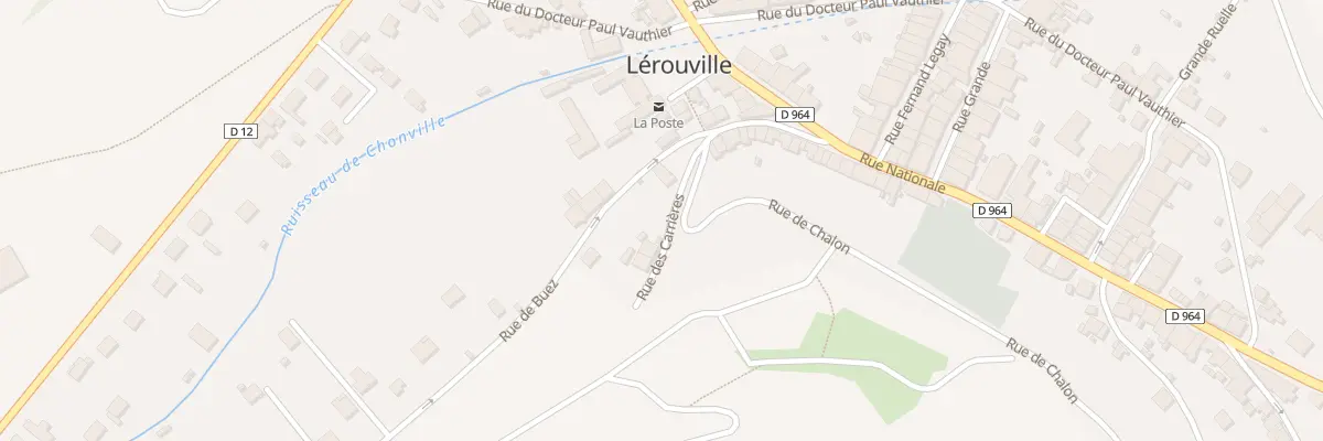 Plan du 8 Rue des Carrieres à Lérouville