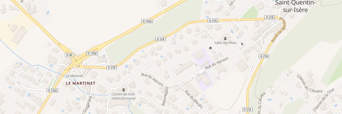 Plan du 227F Rue du Vercors à Saint-Quentin-sur-Isère