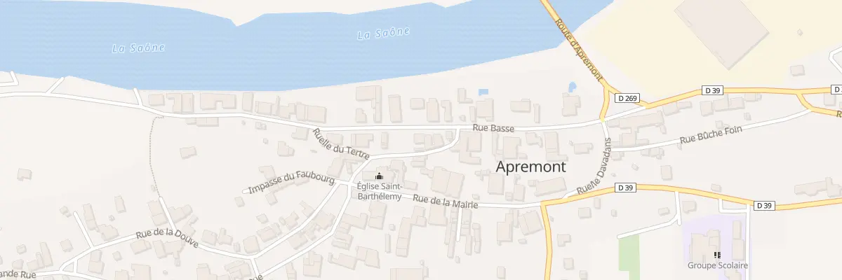 Plan du 21 Rue Basse à Apremont