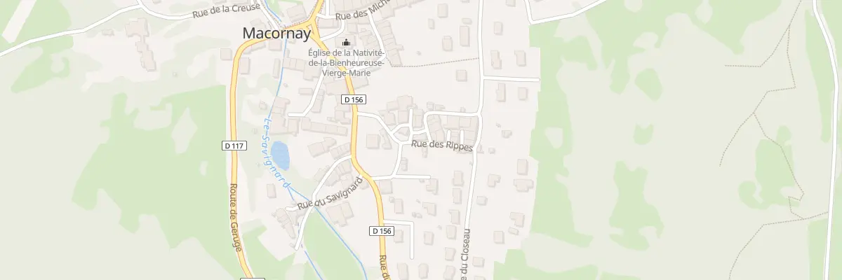 Plan du 77 Rue des Rippes à Macornay