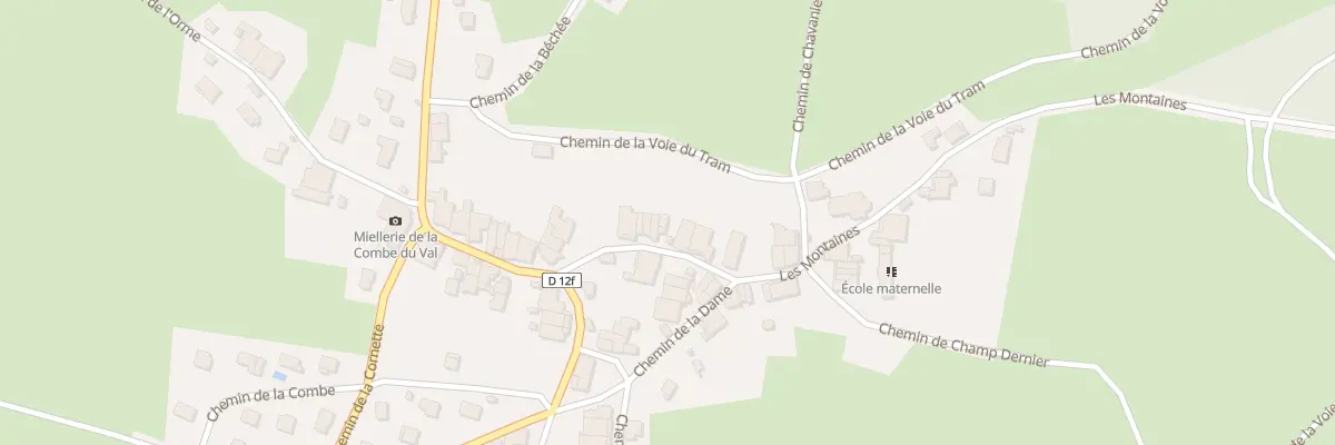 Plan du 78 Vc les Montaines à Lantenay