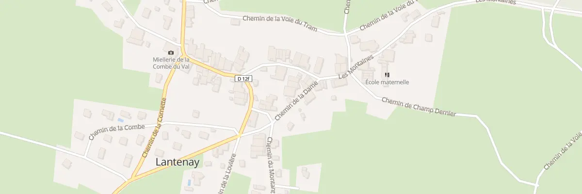 Plan du 35 Che de la Dame à Lantenay