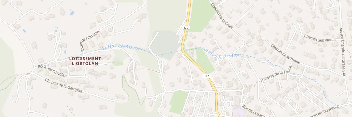 Plan du 5300 La Loubatiere à Cadolive