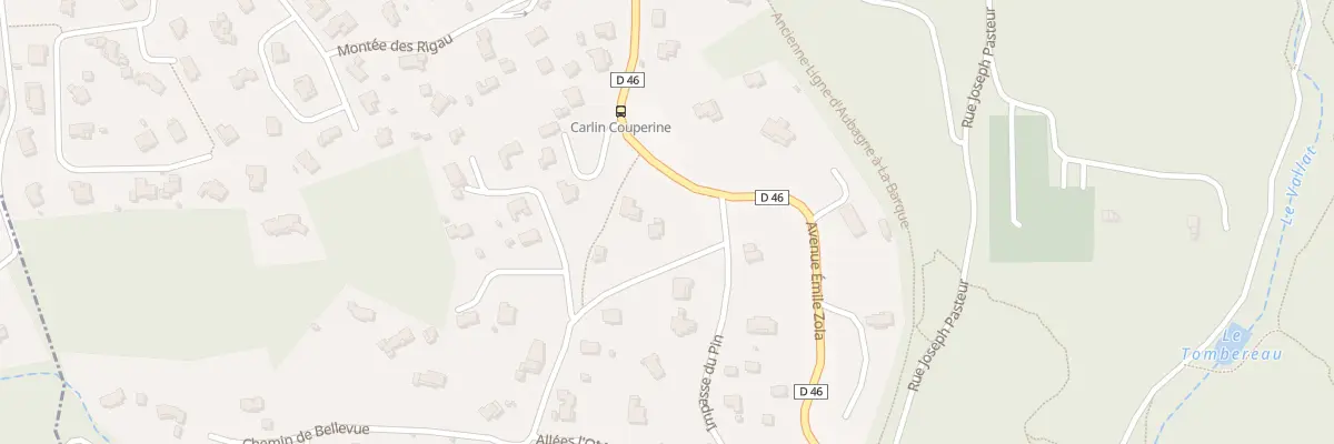 Plan du 5412 Carlin et Courperine à Gréasque