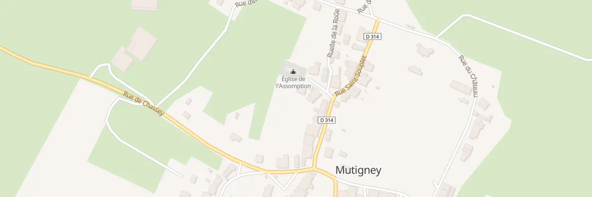 Plan du 1 Pl de la Mairie à Mutigney