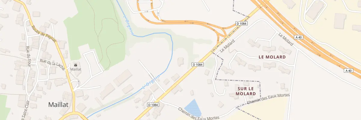 Plan du 345 Rue du Clou à Maillat