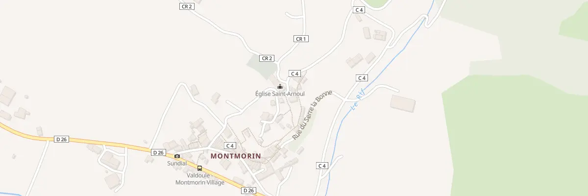 Plan du 5124 Le Village de Montmorin à Valdoule
