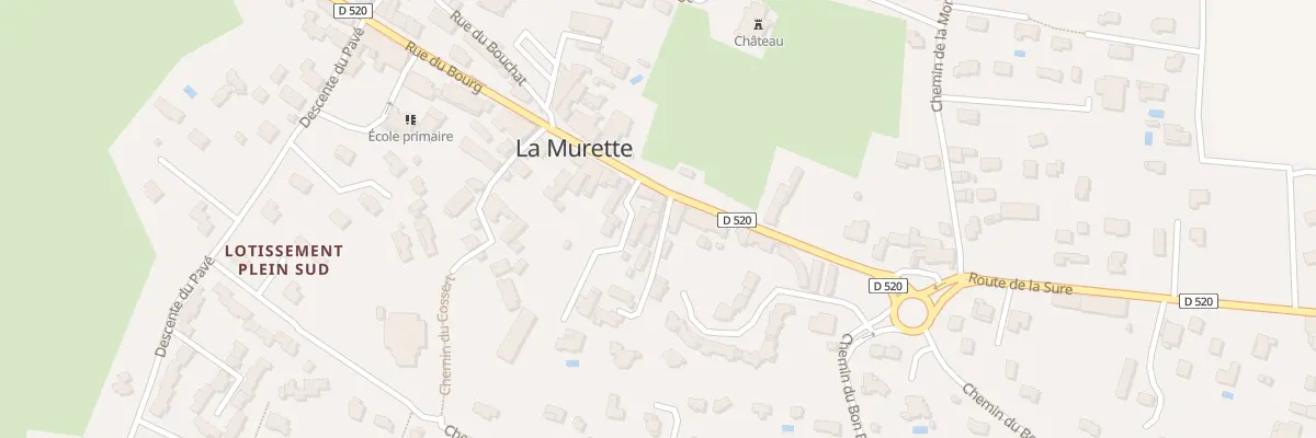 Plan du 136 Rte de la Gare à La Murette