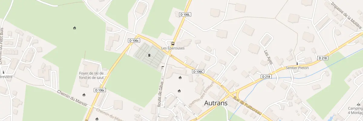 Plan du 244 Rte de Gève à Autrans-Méaudre en Vercors