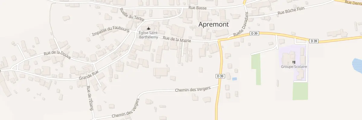 Plan du 2 Imp des Jardins à Apremont