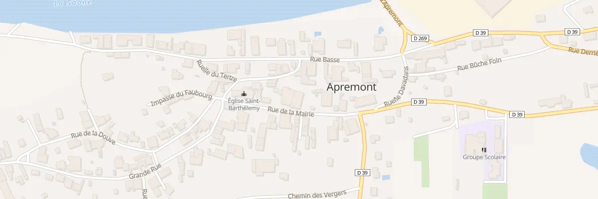Plan du 3 Rue de la Mairie à Apremont