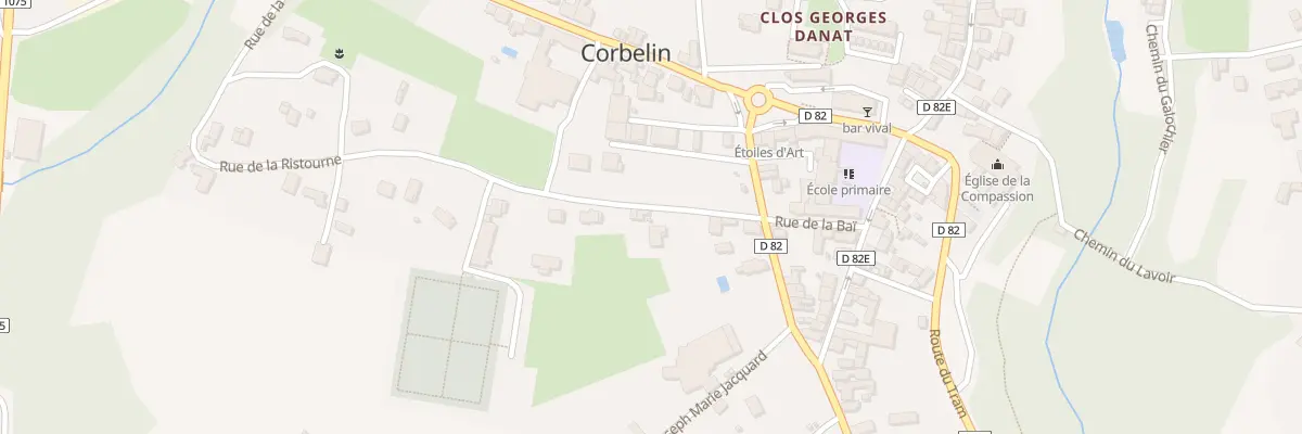 Plan du 85 Rue du Champ de Mars à Corbelin