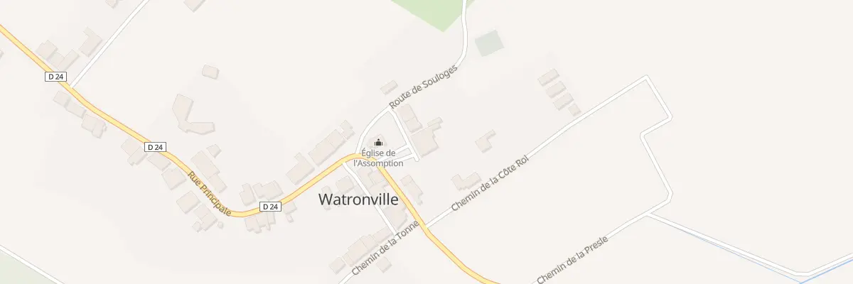 Plan du 4 Pl de l’Eglise à Watronville