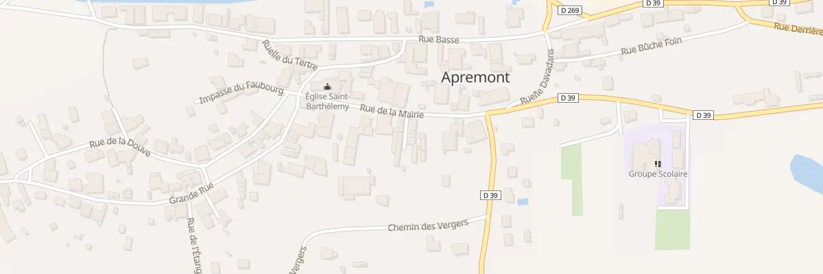Plan du 3 Imp des Jardins à Apremont