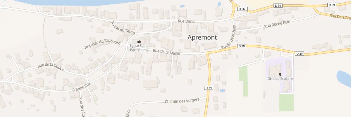 Plan du 1 Imp des Jardins à Apremont