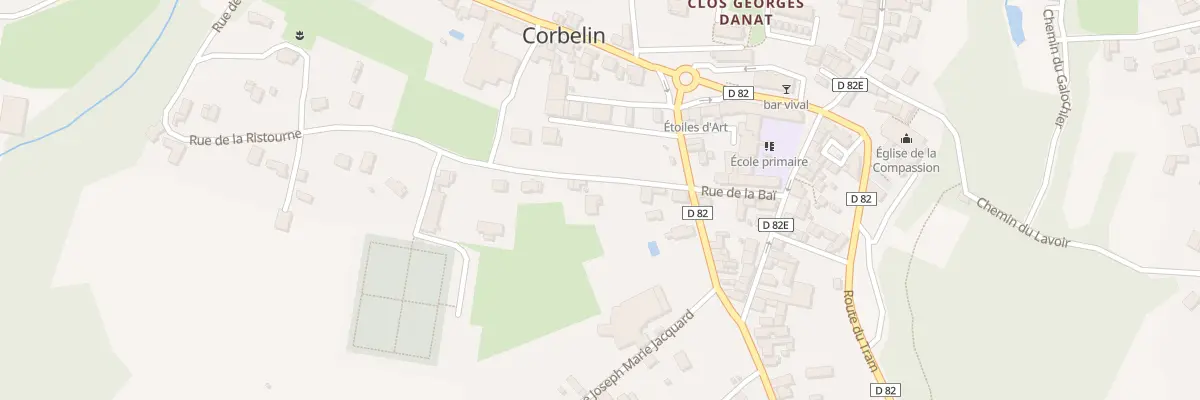 Plan du 63 Rue du Champ de Mars à Corbelin