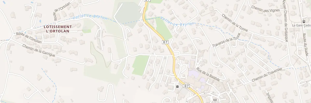Plan du 4 Che de la Carraire à Cadolive