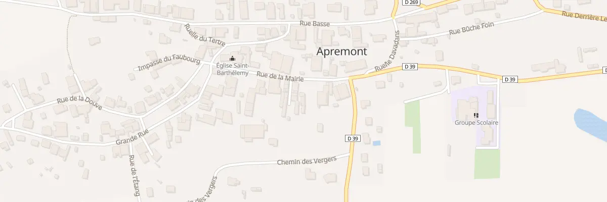 Plan du 10 Rue de la Mairie à Apremont