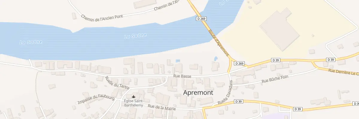 Plan du 16 Rue Basse à Apremont