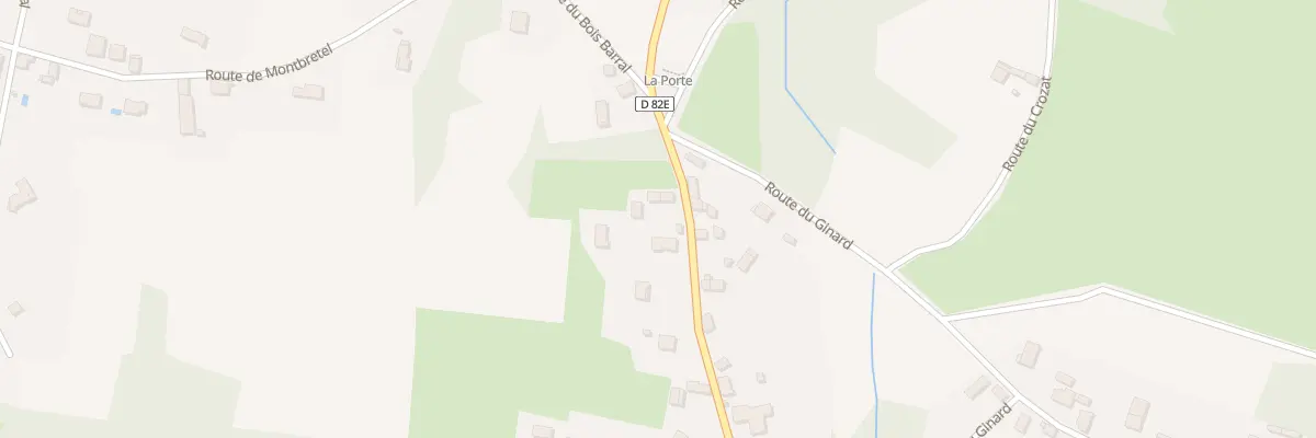 Plan du 50 Rte de la Porte à Corbelin