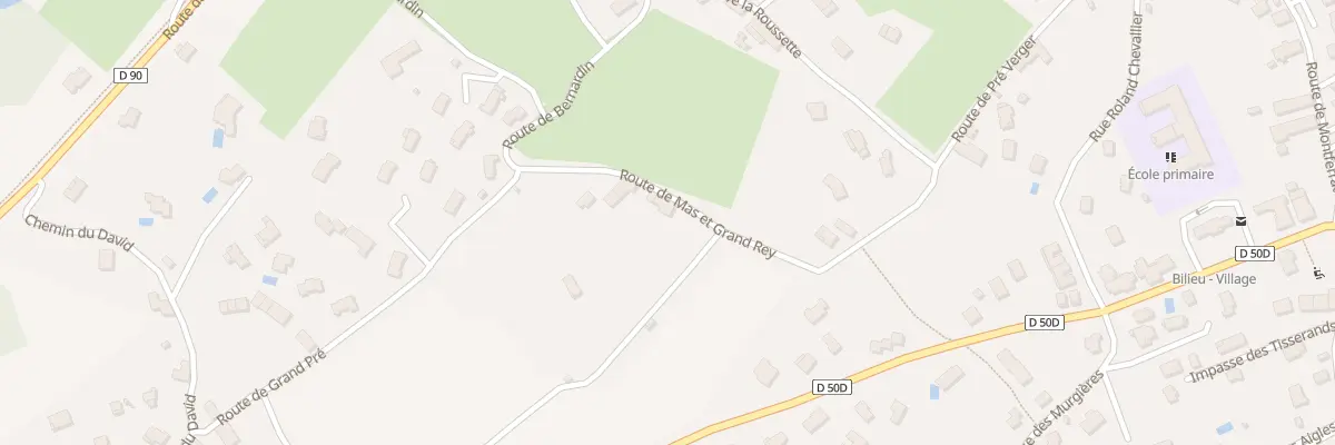 Plan du 5486 Au Mas et Grande Rey à Bilieu