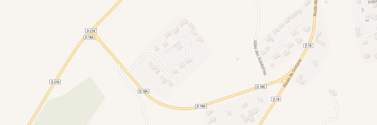 Plan du 2 Lot Les Genets à Revest-du-Bion