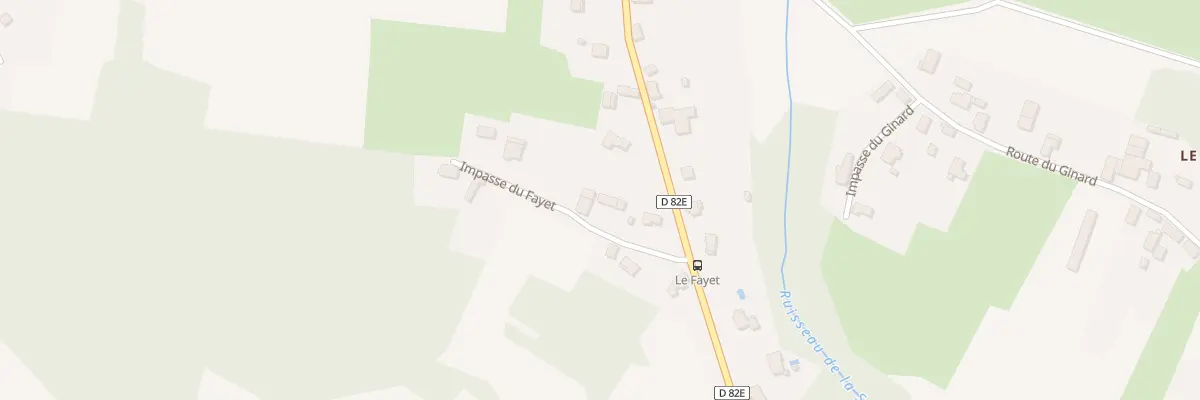Plan du 82 Imp du Fayet à Corbelin
